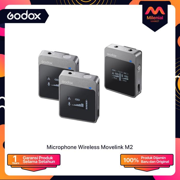 Jual Godox Movelink M2 Wireless Microphone System Shopee Indonesia