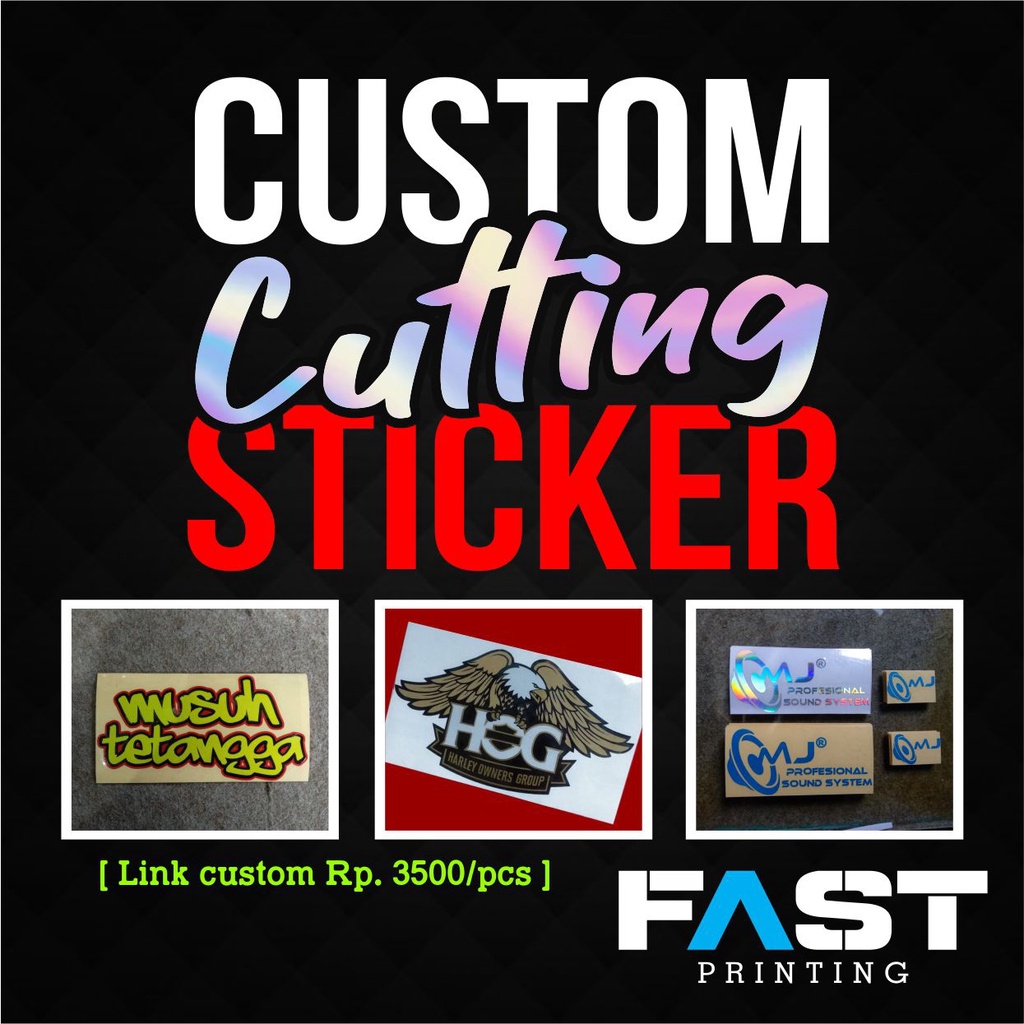 Jual CUTTING STICKER CUSTOM NAMA LOGO MERK KOMUNITAS MOTOR MOBIL ...