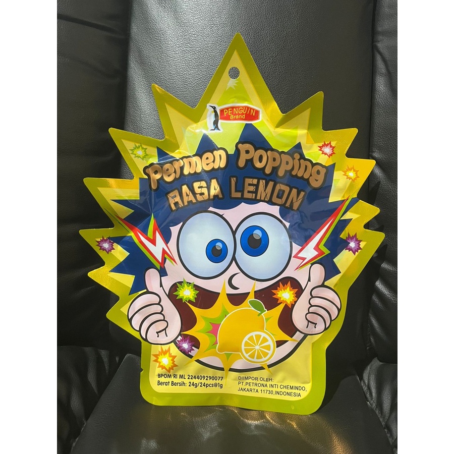 Jual Permen Popping meletuk Rasa Lemon / magic pop candy jeruk lemon 24 ...