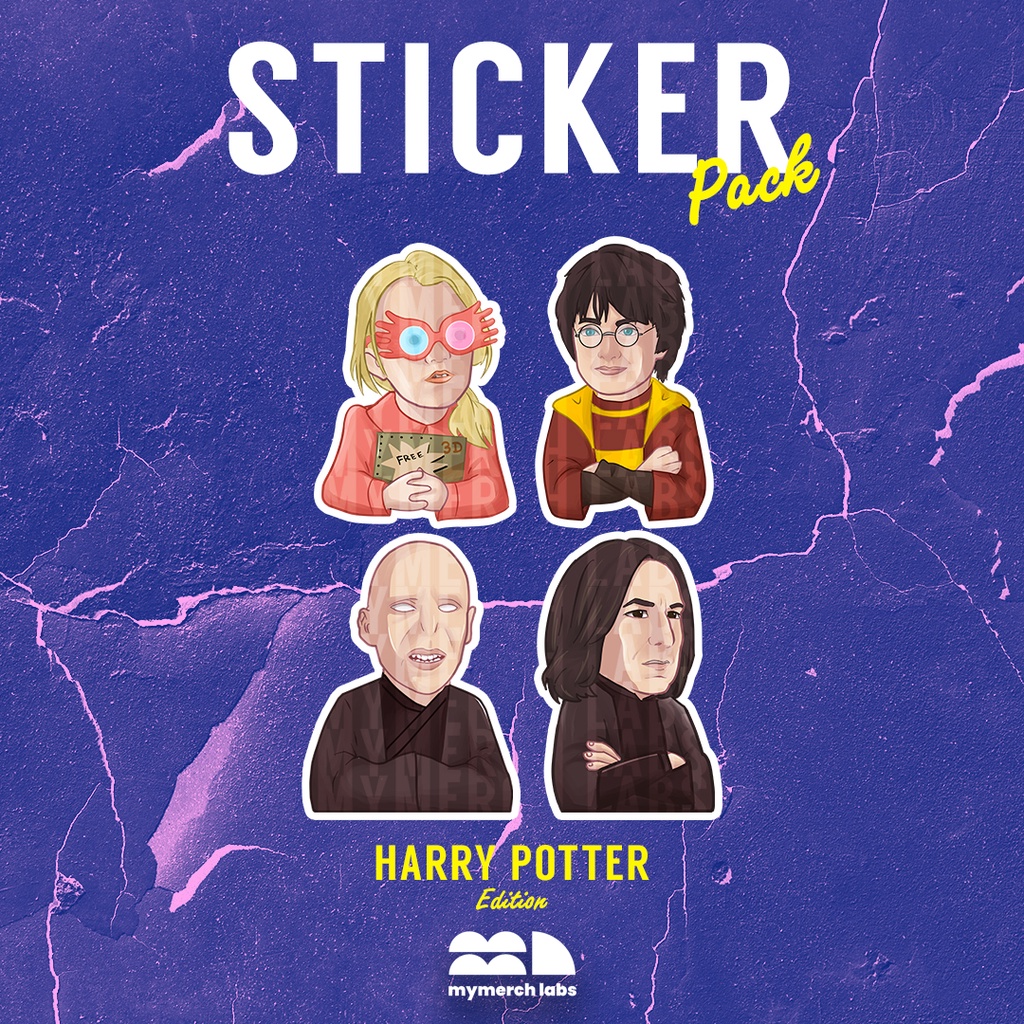 Jual MyMerch Labs sticker pack Harry Potter | Shopee Indonesia