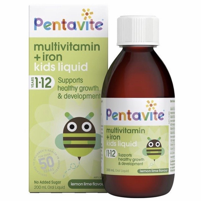 Jual Pentative Multivitamin Iron Kids Liquid /Vitamin Anak/Iron (200 ml ...