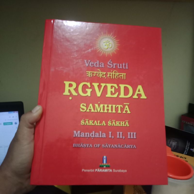 Jual Buku Kitab Sruti Rg Veda Samhita Sakala Sakha Reg Weda Jilid 1 2