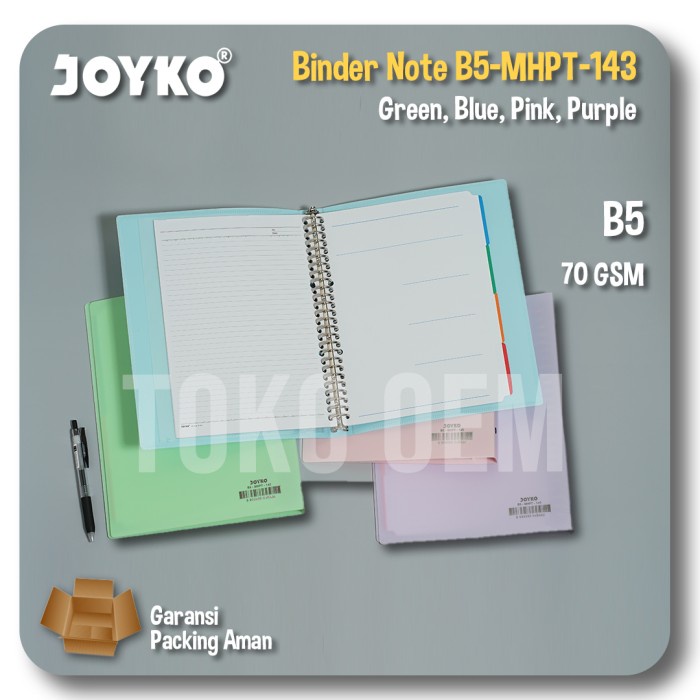 Jual Binder File Ukuran B5 Joyko Mhpt-143 Buku Binder Note Joyko ...