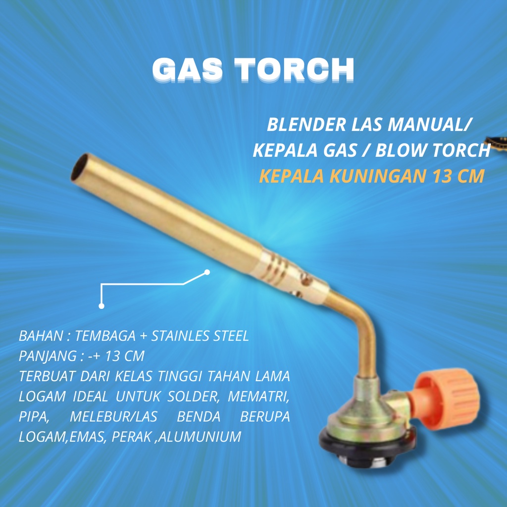 Jual Kepala GasBlow TorchBlender Alat Las Torch Micro Torch Manual ...