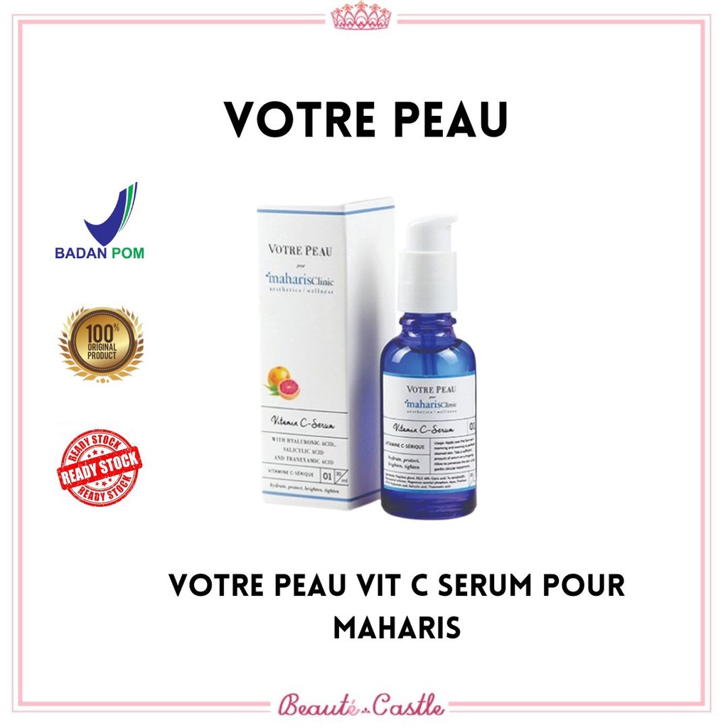 Jual Votre Peau Vitamin C Serum Pour Maharis Clinic 30ml Serum Tranexamic Acid Shopee Indonesia