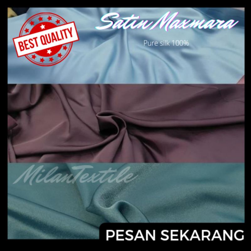 Jual Kain Satin Maxmara Premium Silk Shopee Indonesia