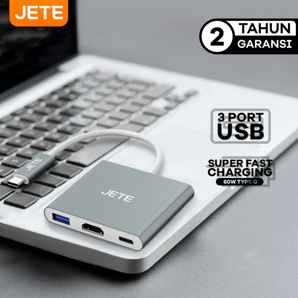 Jual Converter High Definition Interface Port USB 3 in 1 JETE X2