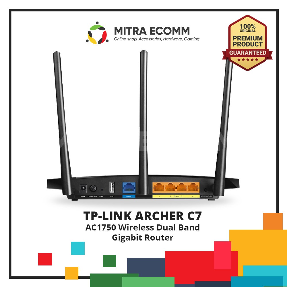 Jual TP-LINK ARCHER C7 AC1750 Dual Band Wireless Gigabit Router archer ...