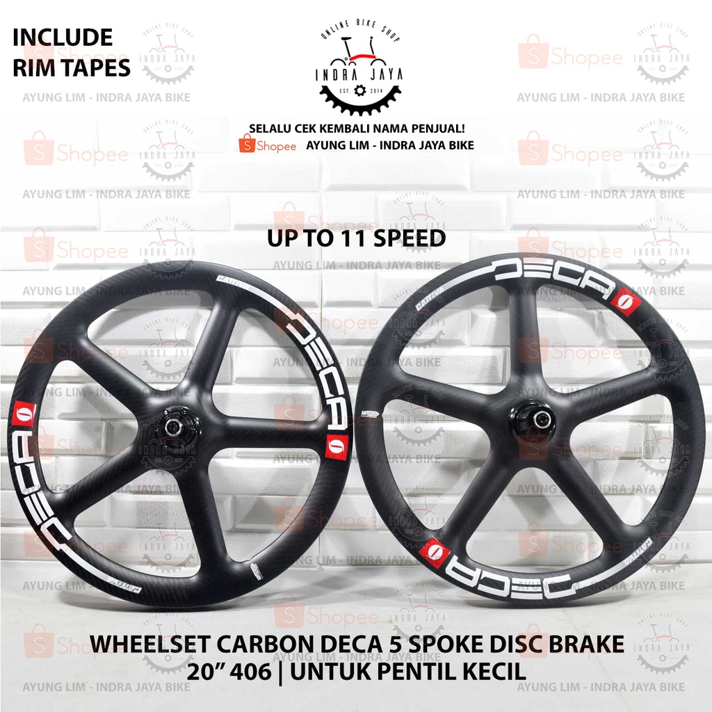 Wheelset deca shop 20 carbon