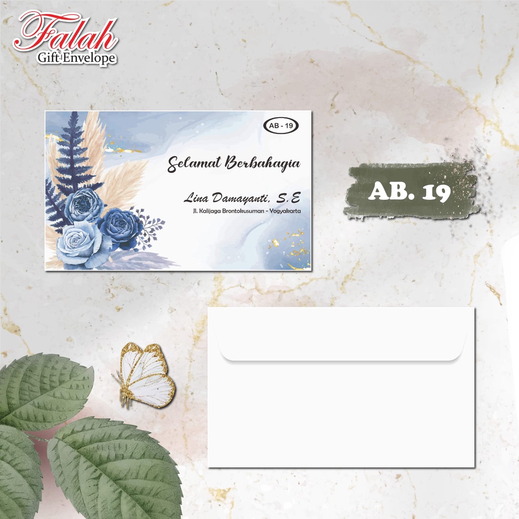 Jual Amplop Falah AB 19 Terbaru Tanpa Cetak Isi 50pcs | Shopee Indonesia