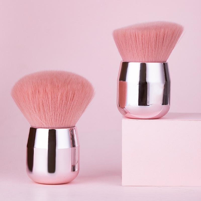 Jual Loose Powder Brush Mushroom Head Makeup Brush Pink Single Powder