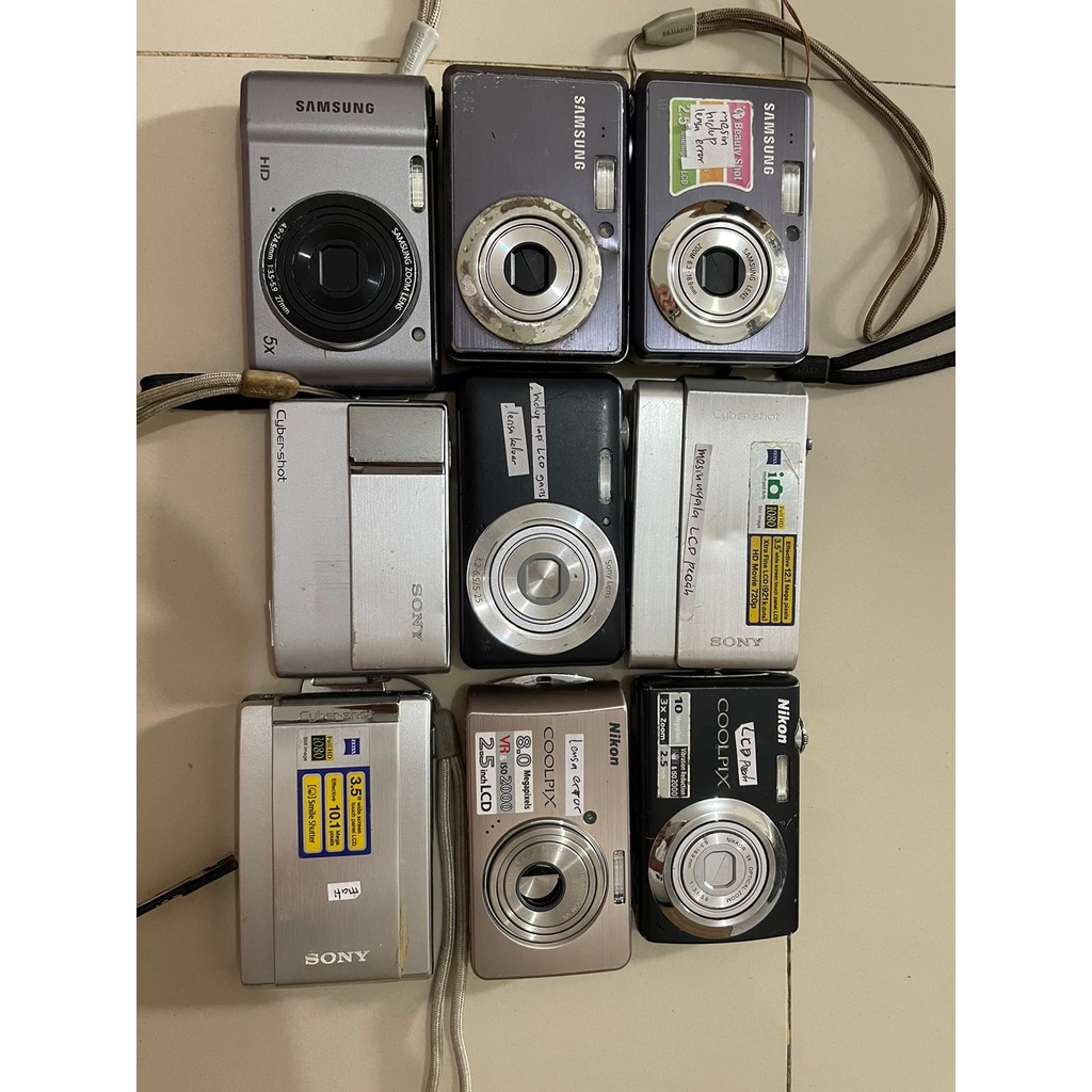 Jual Kamera Digital Compact Pocket Camera Sony Nikon Samsung Digicam