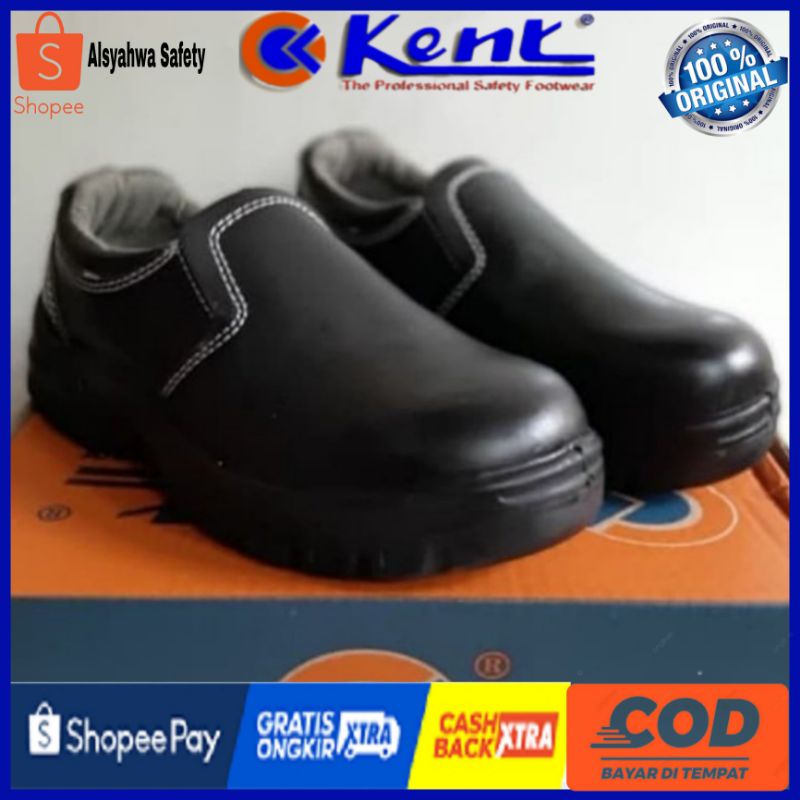 Jual SEPATU SAFETY KENT PAPUA HITAM ORIGINAL 100% | Shopee Indonesia