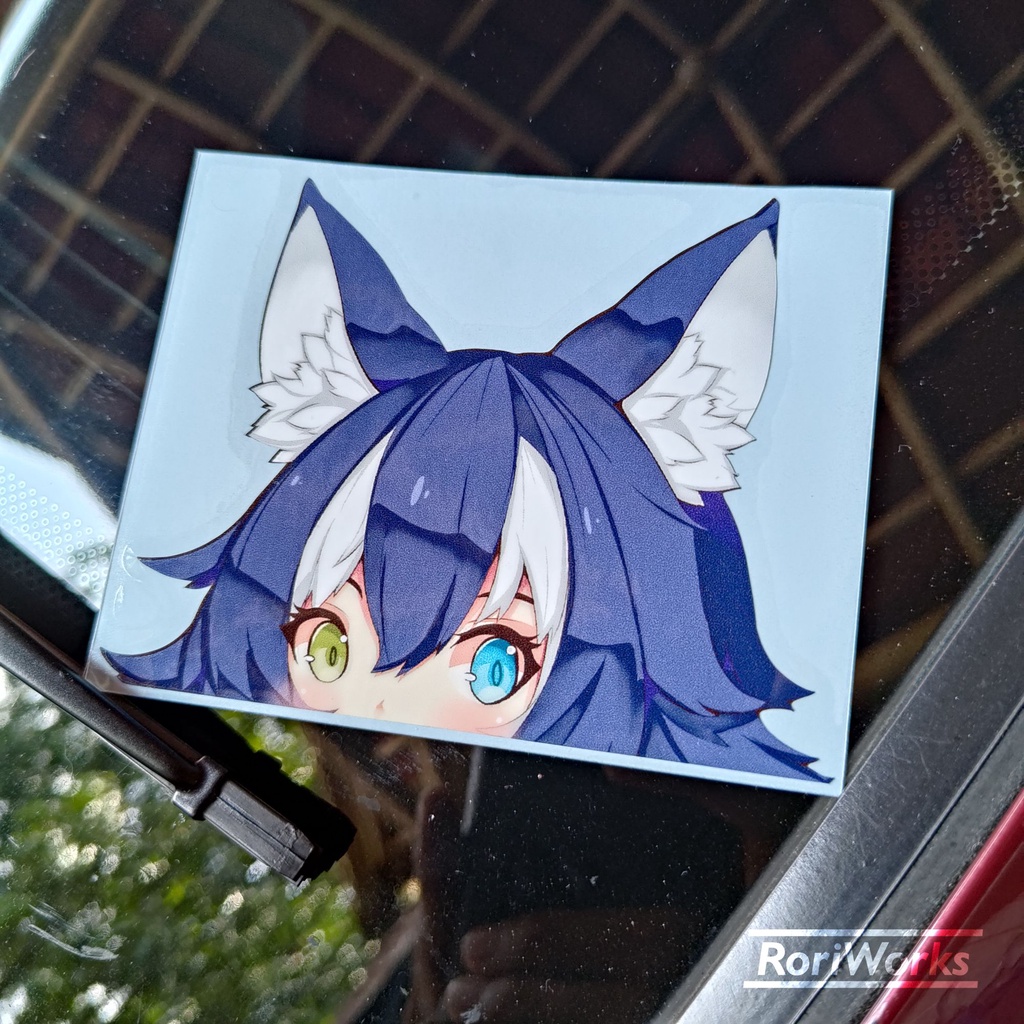 Jual Stiker Anime Intip - Gray Wolf | Kemono Friends | Shopee Indonesia