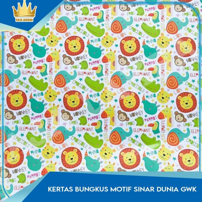 Jual Kertas Kado Sidu Kertas Bungkus Motif Sinar Dunia Gwk Shopee Indonesia