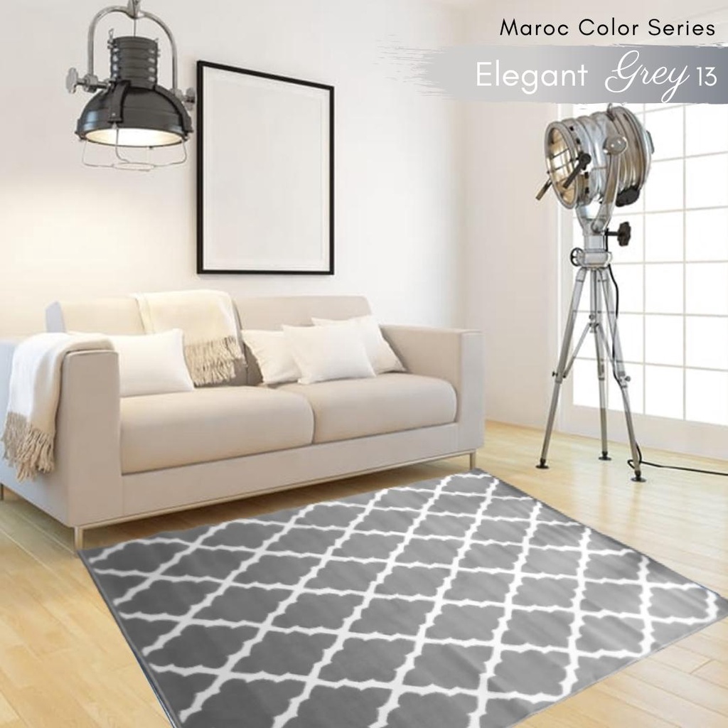 Tapis Moderne Effet 3D Goutte D'eau 160x210 Cm - Gris/Blush (Qualité Supérieure)