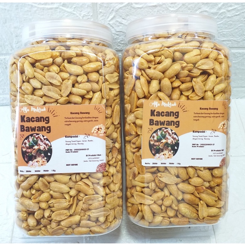 Jual Kacang Bali / Kacang Bawang Goreng 1kg Gurih Asin Original