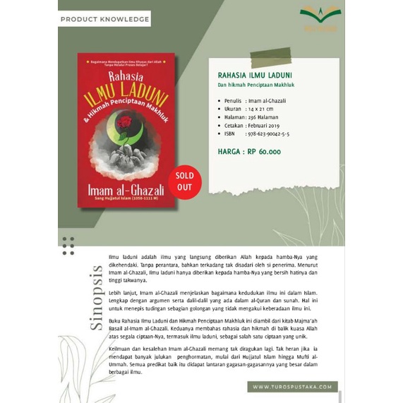 Jual Buku Original RAHASIA ILMU LADUNI DAN HIKMAH PENCIPTAAN MAKHLUK ...