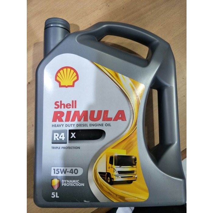 Jual Oli Shell Rimula X R4 15W-40 Galon 5Lt 