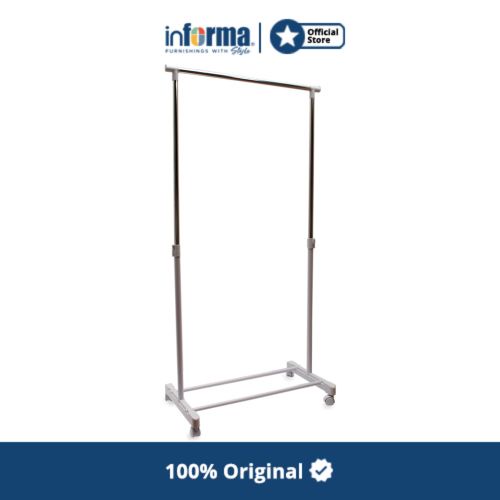 Jual Informa 78 5x41 5x87 149 5 Cm Gantungan Pakaian Dengan Roda Stand