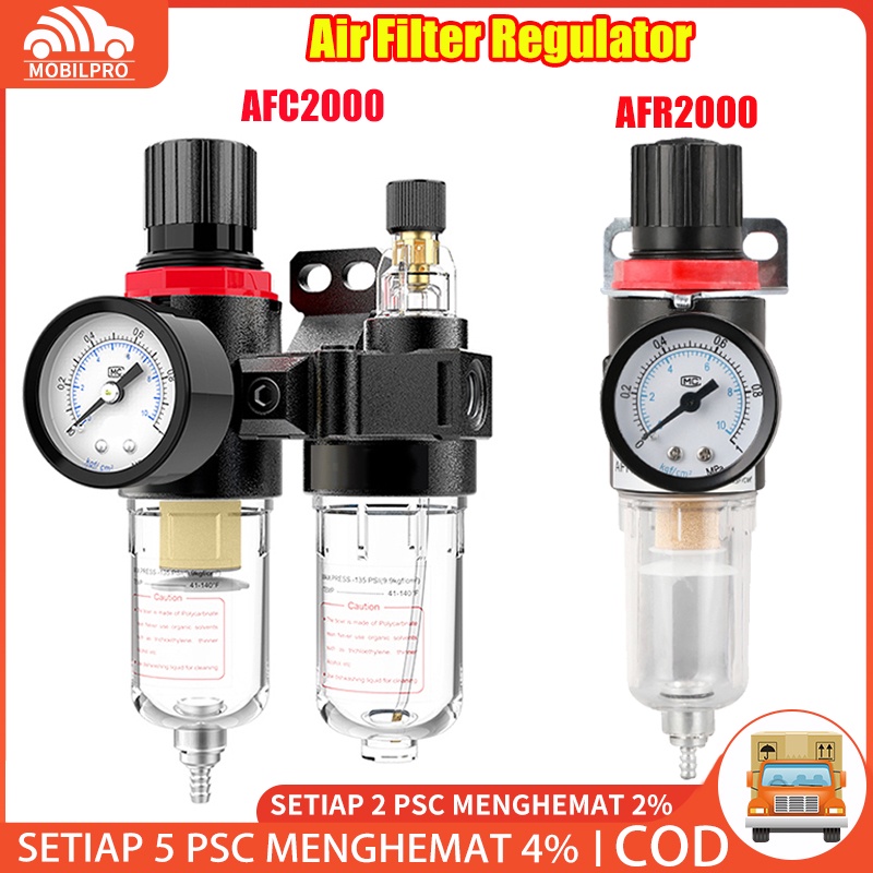 Jual Air Filter Regulator atau Saringan Kompresor AR2000 AFR2000