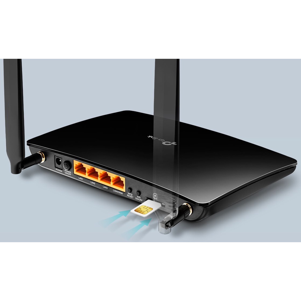 TP-Link Archer MR400 - Routeur 4G LTE AC1200 Wi-Fi Double Bande, Slot SIM Débloqué, Sans Configuration, Idéal Zone Blanche