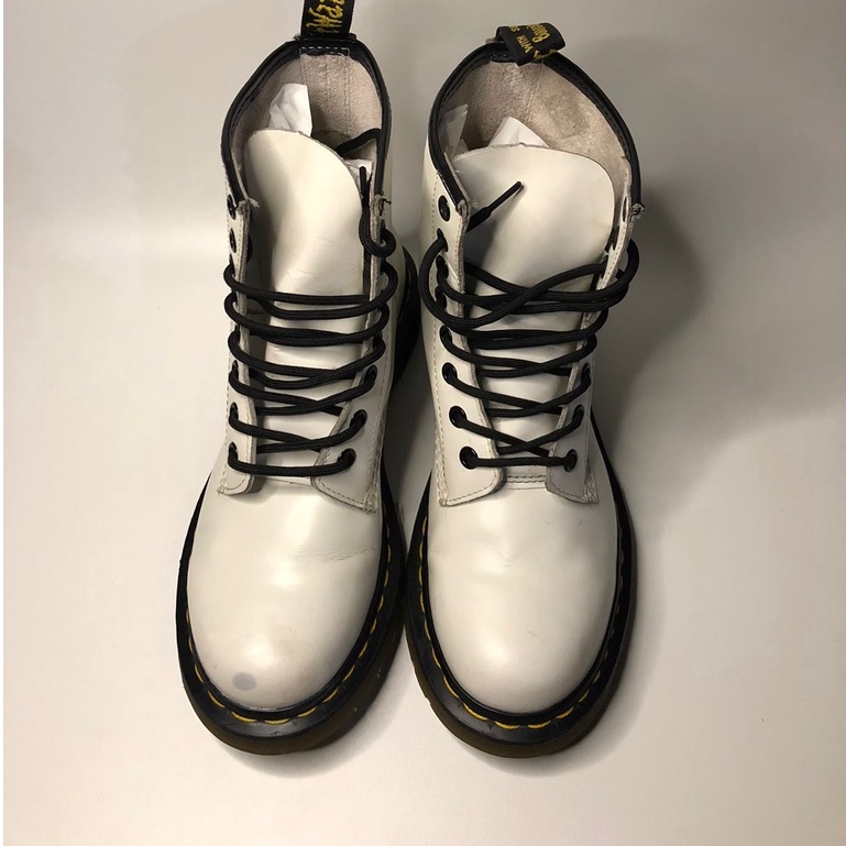 Jual Dr Martens 1460 White Docmart Second | Shopee Indonesia
