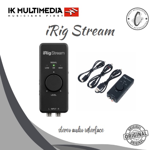 IK Multimedia iRig Stream USB Audio Interface for iOS/Android/MAC/PC