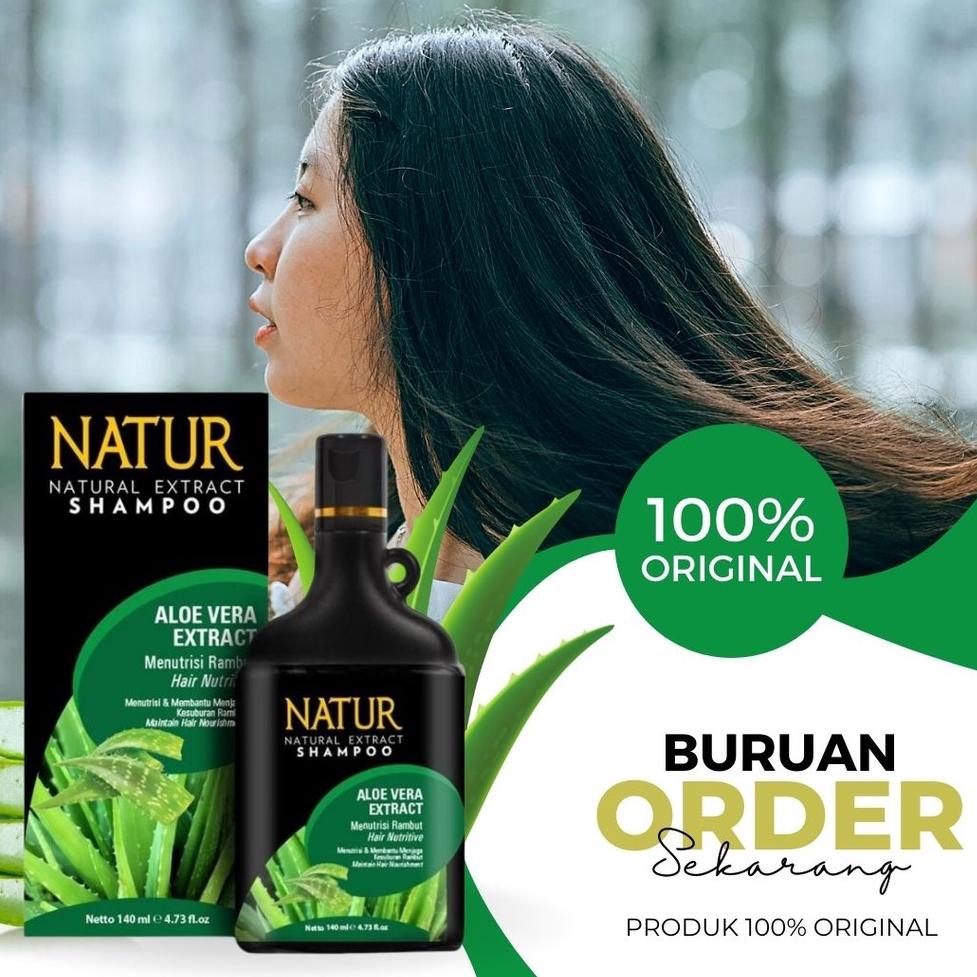 Jual BERKAH SHOPEE⚡ Shampo Pelurus Rambut Permanen Shampo Nature Sampo