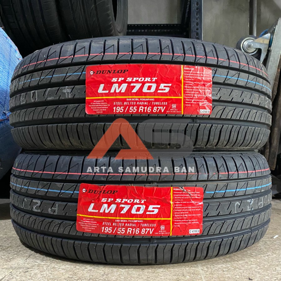 Jual Ban Dunlop SP Sport LM 705 LM705 195 / 55 R 16 R16 | Shopee Indonesia