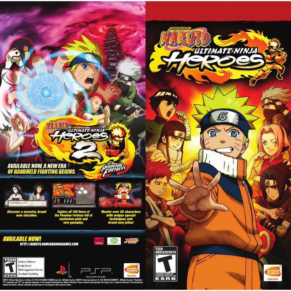 Jual Naruto Ultimate Ninja Heroes Game PSP untuk Android, PC