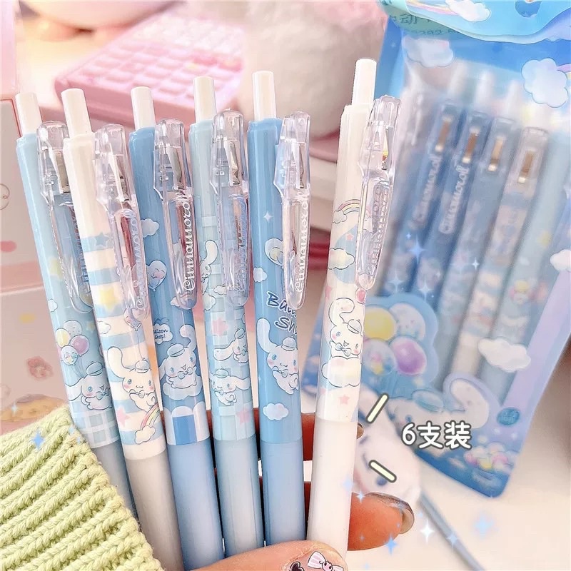 Jual 1 Pcs Pulpen Hitam 0.5mm Aesthetic / Bolpen Karakter Lucu Sanrio