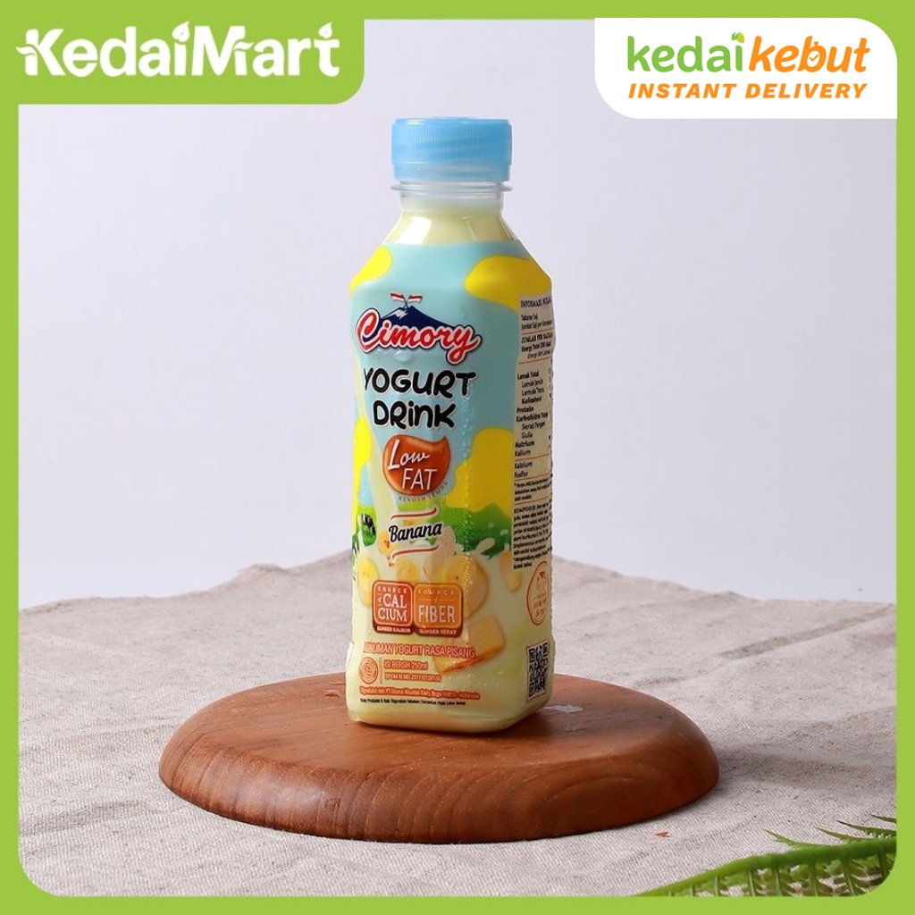 Jual Cimory Yoghurt Drink Low Fat Banana 250 Ml Shopee Indonesia