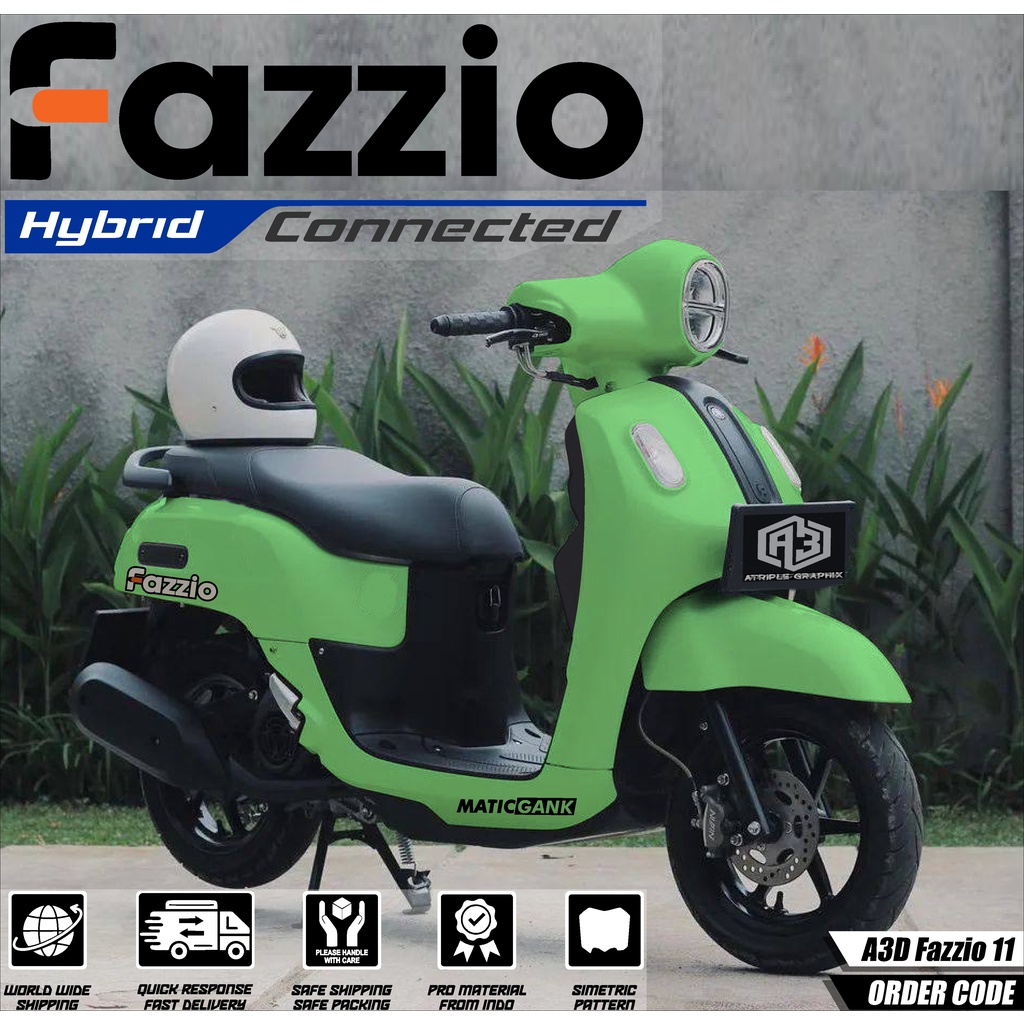Jual Decal Sticker Fazzio Fullbody Decal Sticker YAMAHA FAZZIO keren ...