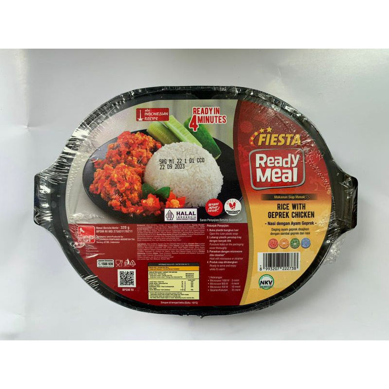 Jual FIESTA READY MEAL Rice With Geprek Chicken | Shopee Indonesia