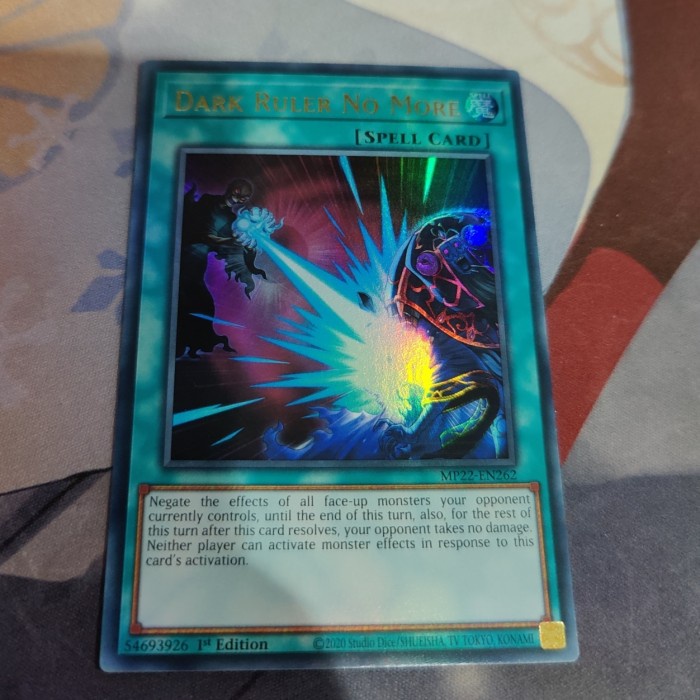 Jual Kartu Dark Ruler No More Yugioh Mp22 | Shopee Indonesia