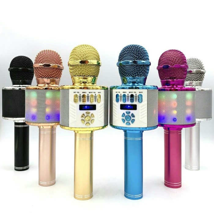 Jual Handheld KTV Wireless Microphone DS898 Bluetooth HIFI Speaker ...