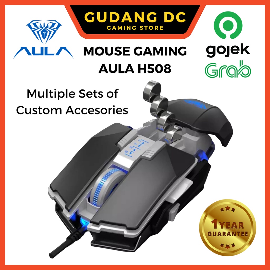 Jual Mouse Gaming Magnetic Macro Programming Dual Mode Interchangeable ...