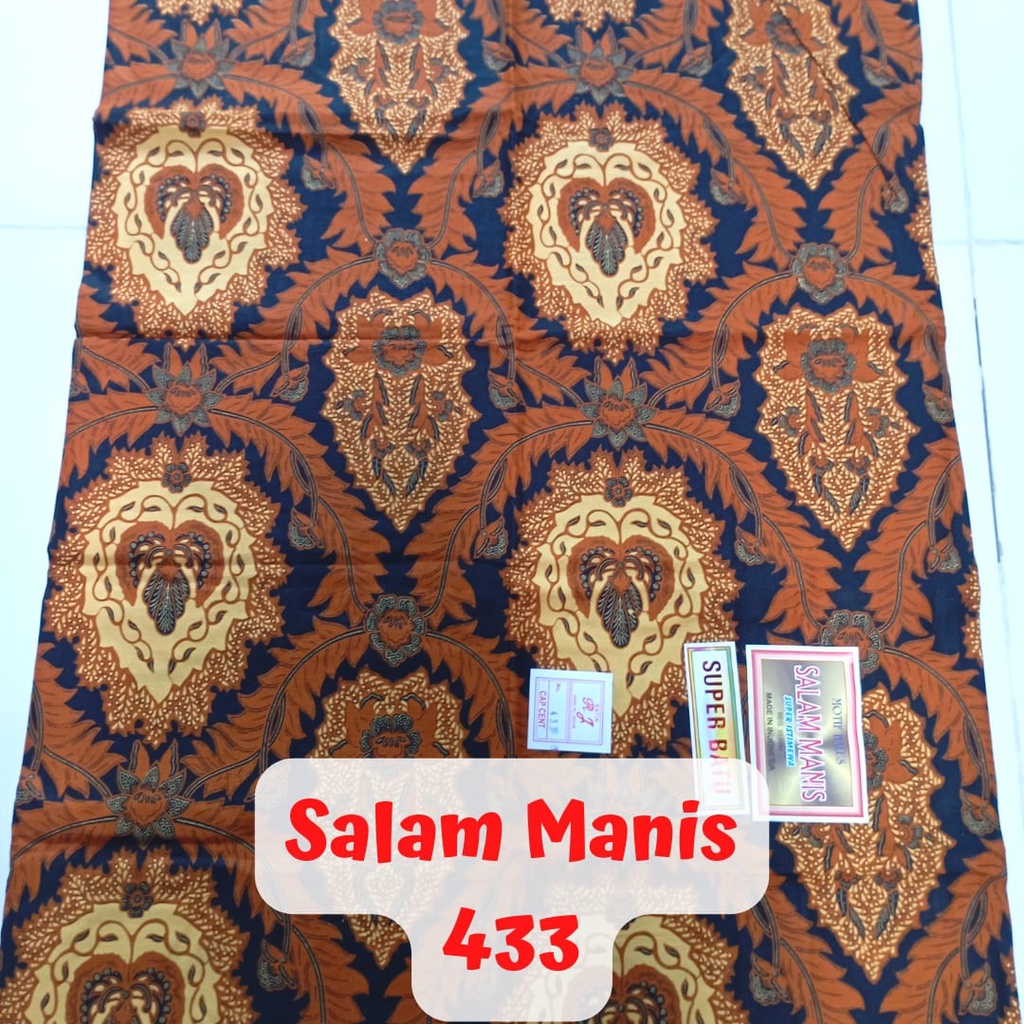 Jual Kain Batik Super Batu Salam Manis Kain Panjang Jarik Batik Sogan Primisima Solo Jogja