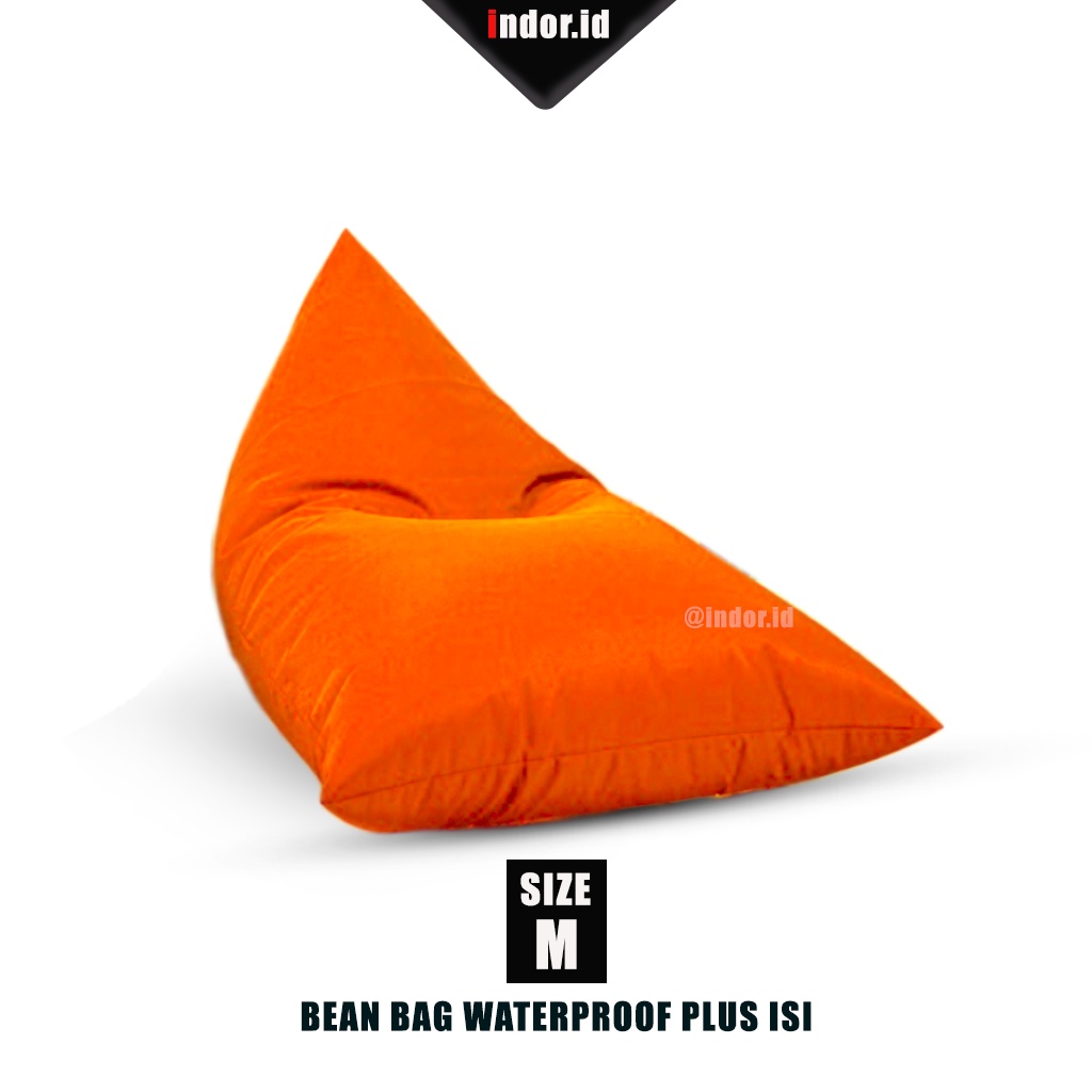 Jual indor.id BEAN BAG Sofa Triangle WATERPROOF Plus isi Size M