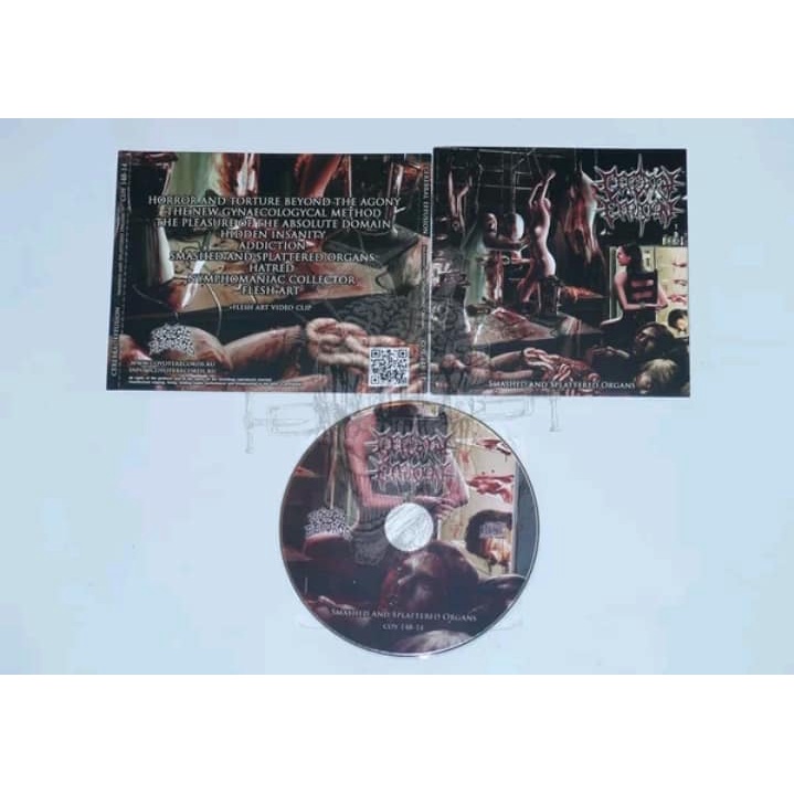 Jual CD - CEREBRAL EFFUSION - Smashed And Splattered Organs | Shopee ...