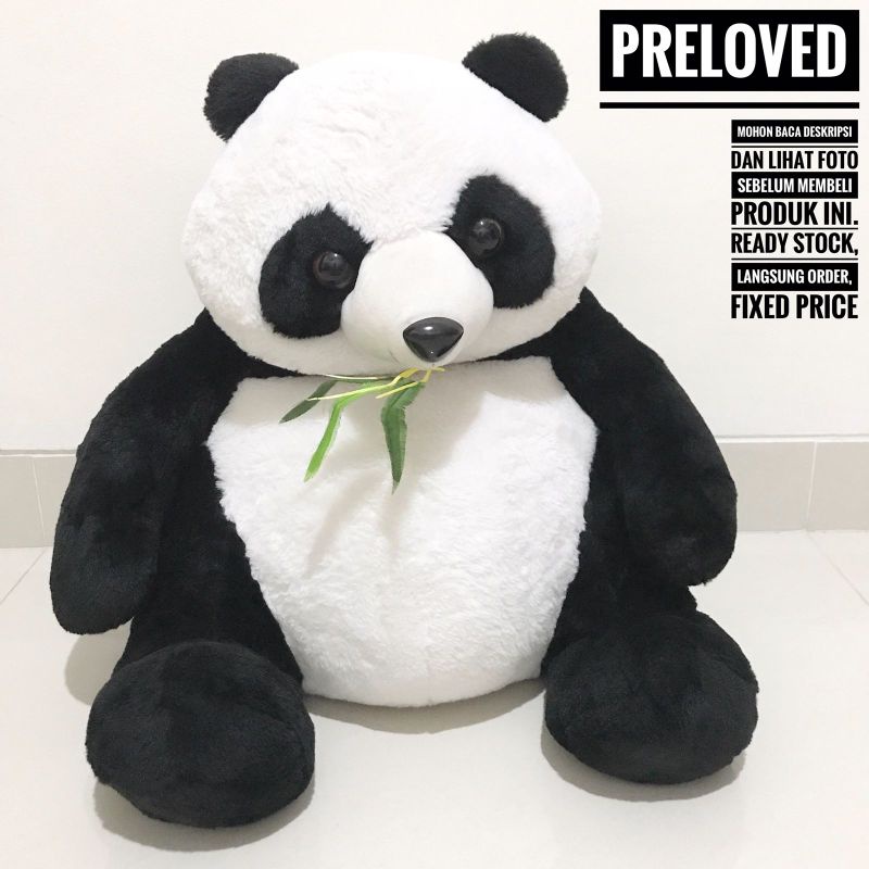 Jual PR3LOV3D - GIANT SIT PANDA BAMBU ISTANA BONEKA 65CM BAMBOO BIG