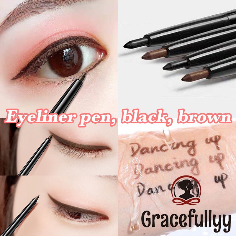 Jual [COD]MKNK Eyeliner Waterproof Long Lasting 24 Jam Dnm Eyeliner