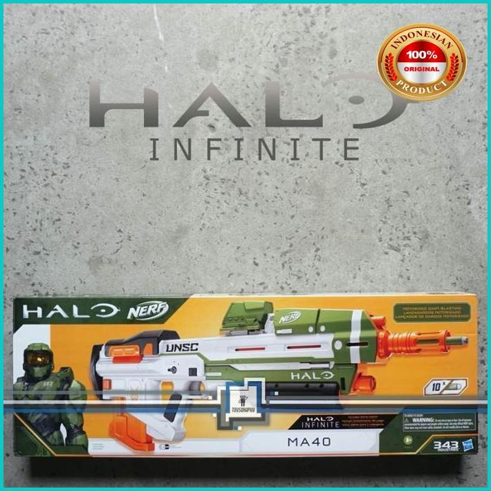 Jual Nerf Halo Infinite Ma40 Motorized Dart Blaster Automatic Exclusive Original Best Seller