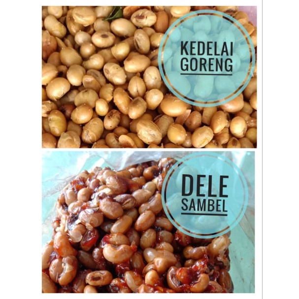 Jual KACANG KEDELAI GORENG KEDELAI GORENG DELE GORENG DELE SAMBEL SNACK 250 GR Shopee