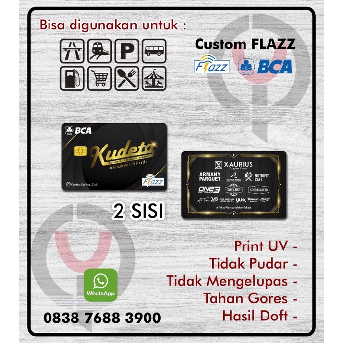 Jual Id Card Flazz Bca Flazz Bca Gen Custom Cetak Sisi Saldo Shopee Indonesia