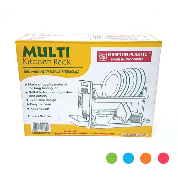 Jual RST655 - Rak Piring & Gelas - Multi Kitchen Rack - Maspion ...