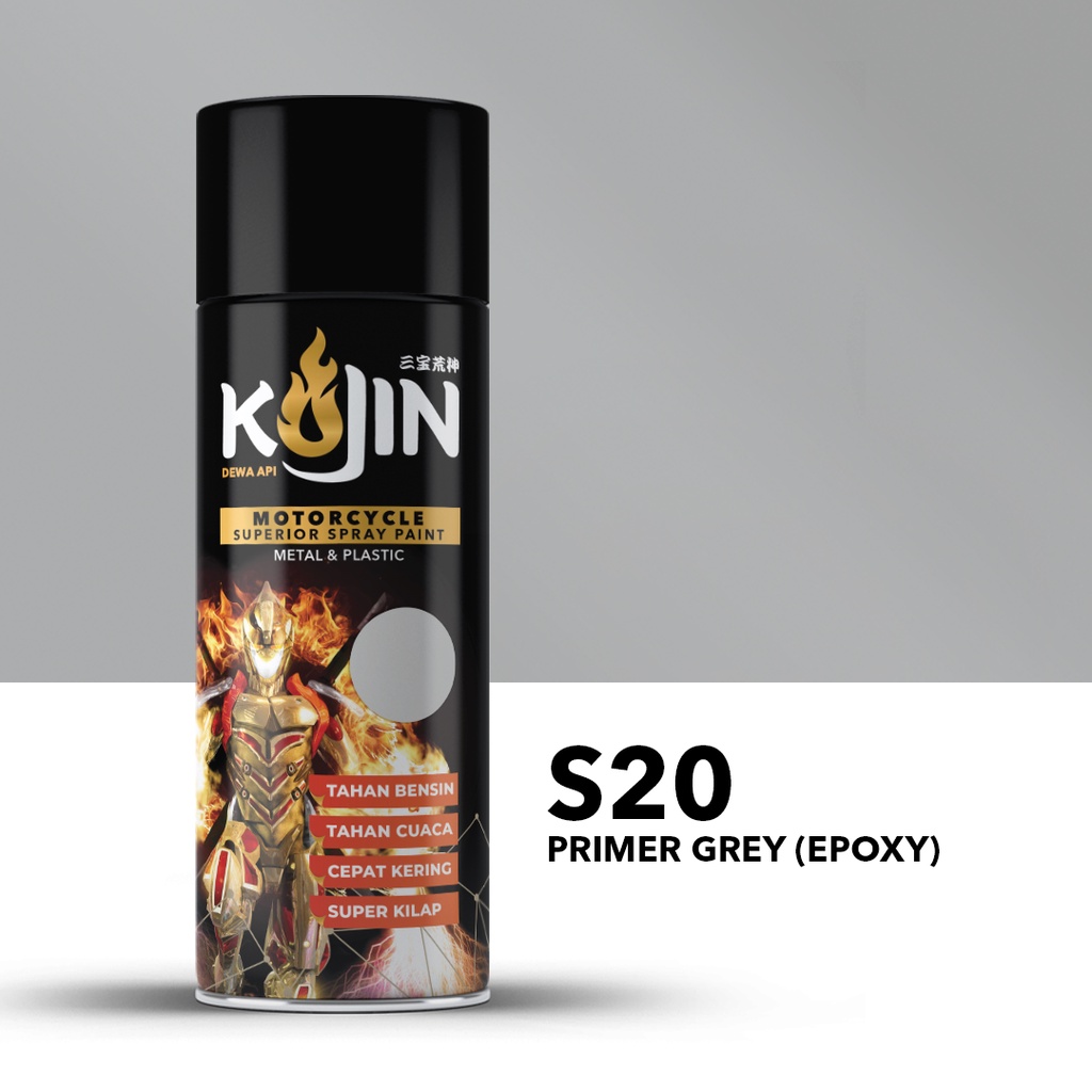 Jual Cat Semprot Motor KOJIN Pilox Aerosol S20 Primer Grey (EPOXY ...