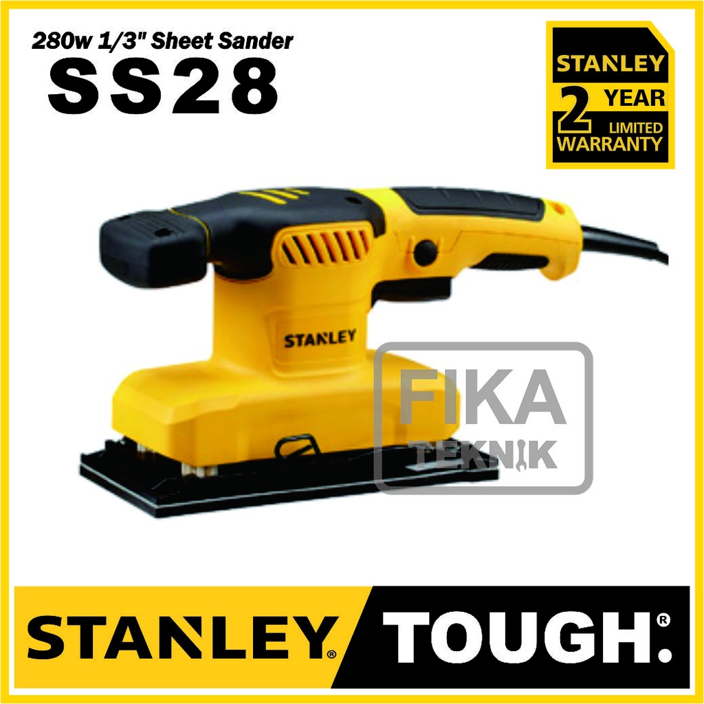 Jual Mesin Amplas Kayu Kotak Stanley Sheet Sander 280W 1/3 Sheet Sander ...