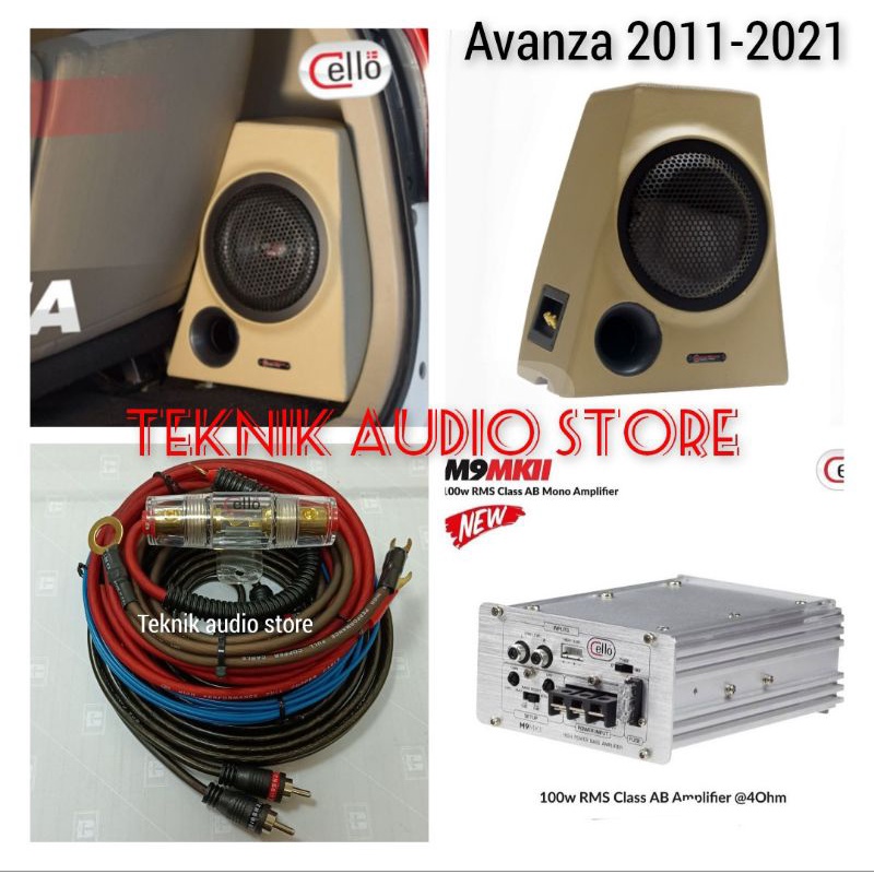 Jual Subwoofer Pnp Box Avanza Cello Inch W E Plus Power